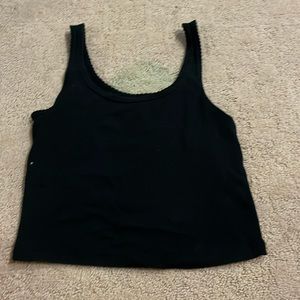 Black, wild fable cracked tank